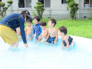 つぼみ組さんのプールデビューー